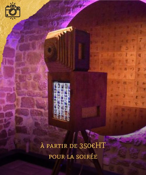 Location salle paris palmeraie avec animation photobooth